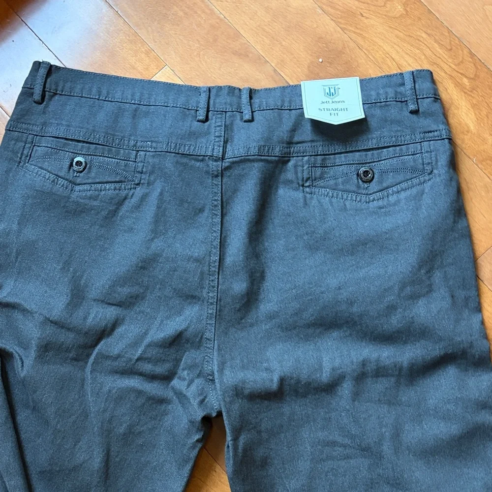 Men's Straight Jeans - gray - Picture 4 of 8